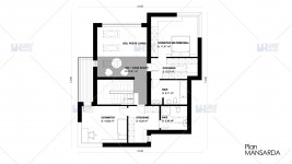 Proiect casa cu mansarda (159 mp) - Amelia
